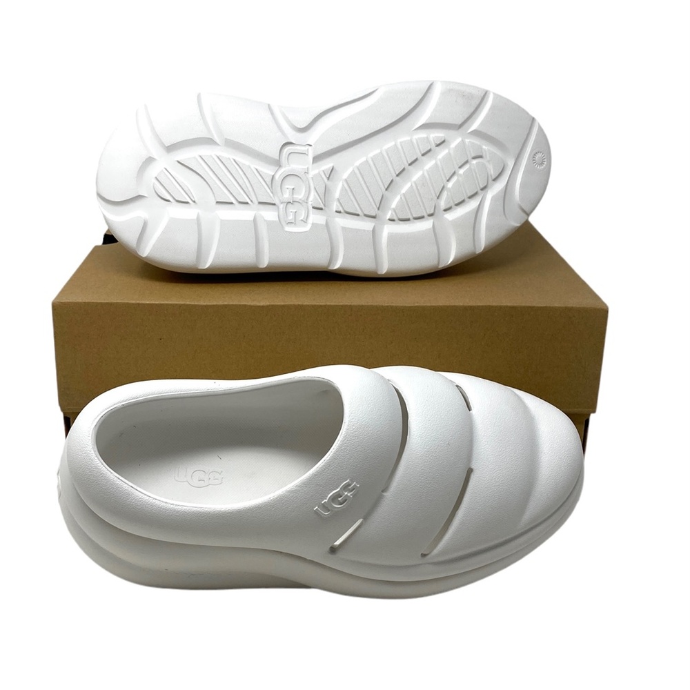 UGG Australia Sport Yeah Clog EVA White Women's Size 1132890 BRWN - Picture 6 of 9